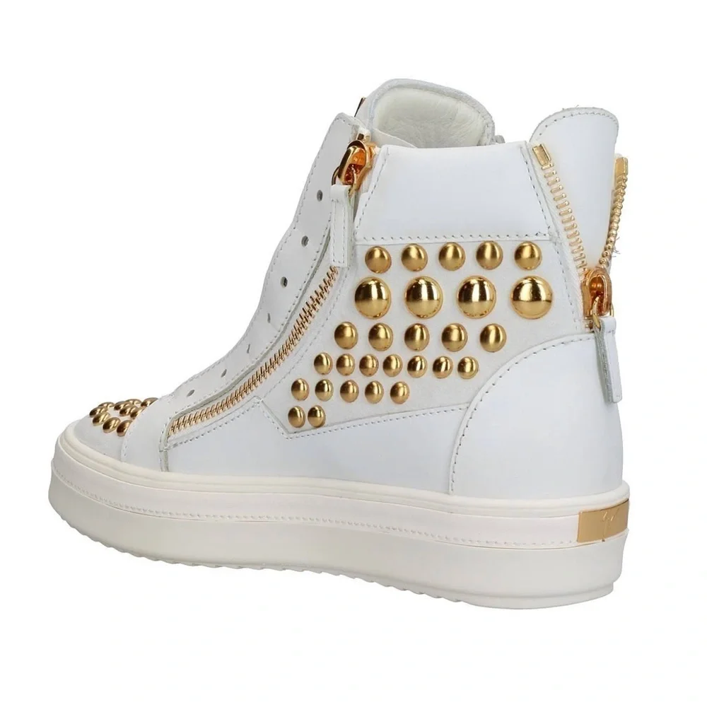Giuseppe Zanotti studded leather high tops statement sneakers limited edition